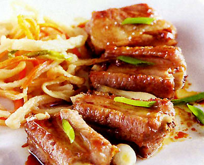 Các món về sườn lợn